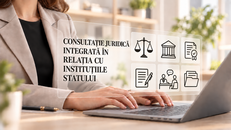 Consultație juridică integrată în relația cu instituțiile statului